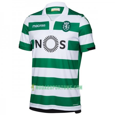 Koszulka Sporting CP Domowe Stroje Piłkarskie 2018/19 Krótki Rękaw